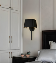 MODERN FABRIC SHADE WALL LIGHT